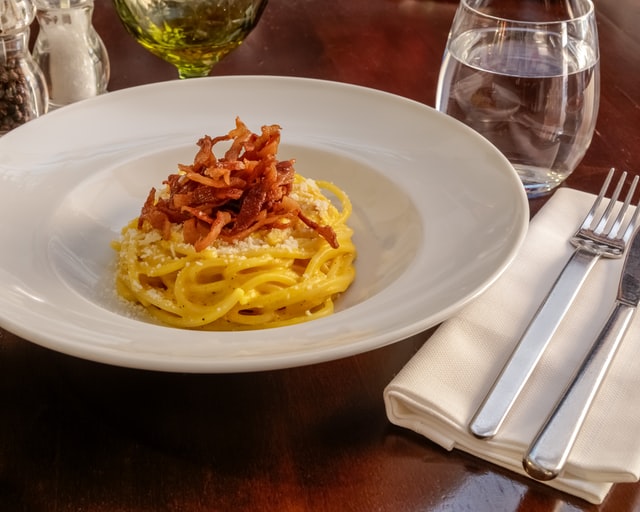 Carbonara in Testaccio, Rome