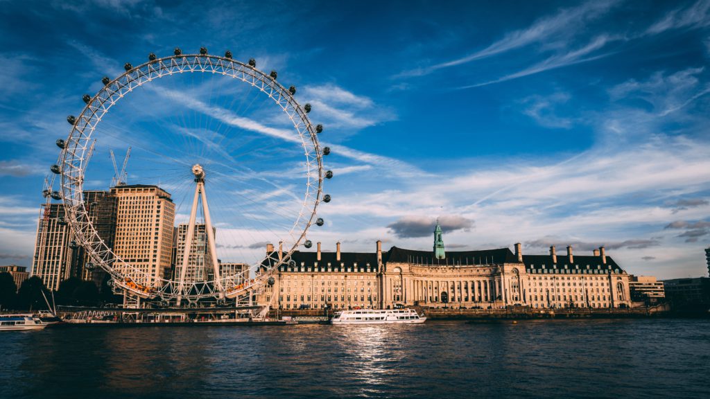 London Eye da lontano